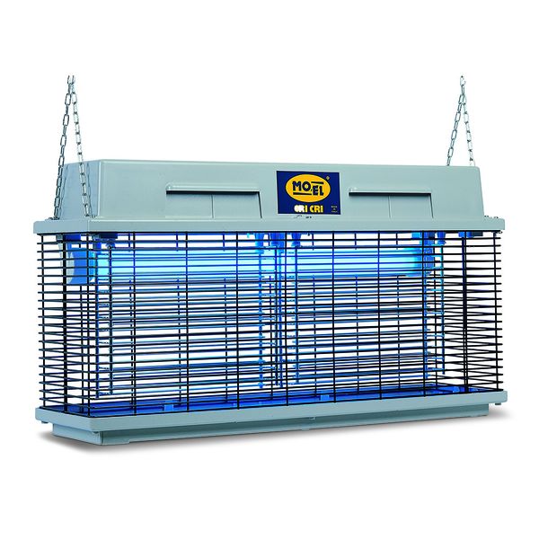 MO-EL Professional Bug Killer Single UV-20 W Lamp. Made in Italy (M-305E)