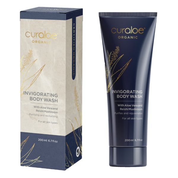 Curaloe Organic Invigorating Body Wash 200ml