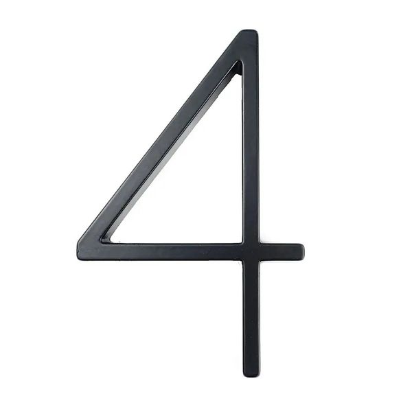 1 Piece Floating Exterior House Number - Four