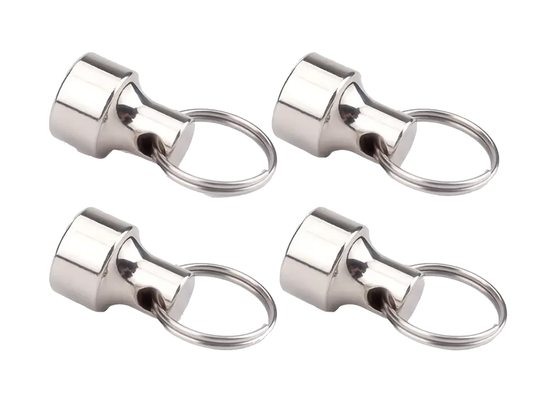 Tool Camping Wall Mount 5kg Load Capacity Magnetic Field Keychain 4pc - 4cm