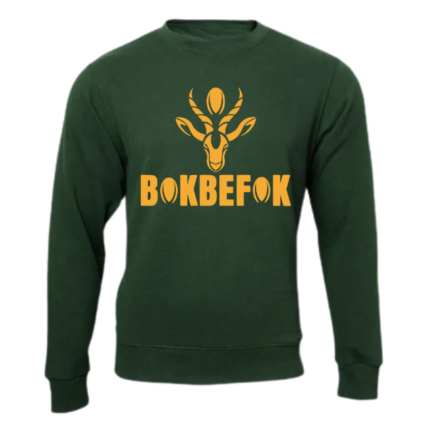 Bokke ''Bokbefok'' Springboks Supporter Crew Neck