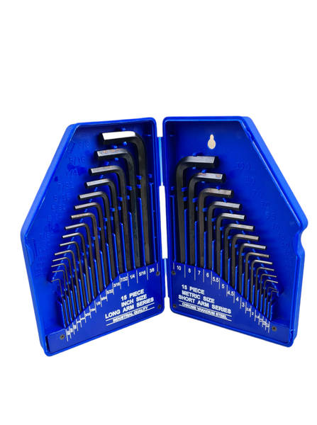 Wow Tools 30 Piece Allen Key Set Metric &amp; Imperial Sizes &amp; 8 Piece Key Set
