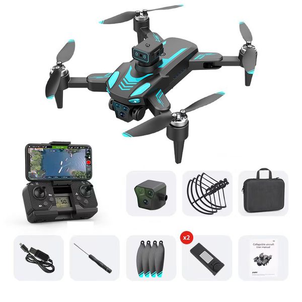 8K GPS Drone with 3 Cameras - Brushless Motor, Optical Flow, AI Tracking