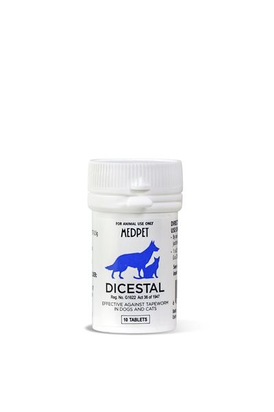 Medpet Dicestal Dewormer For Dog &amp; Cats - 10 Tablets