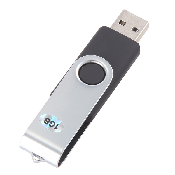 1GB Black USB 2.0 Flash Memory Stick Jump Drive Fold Pen 2.17" X 0.71" X