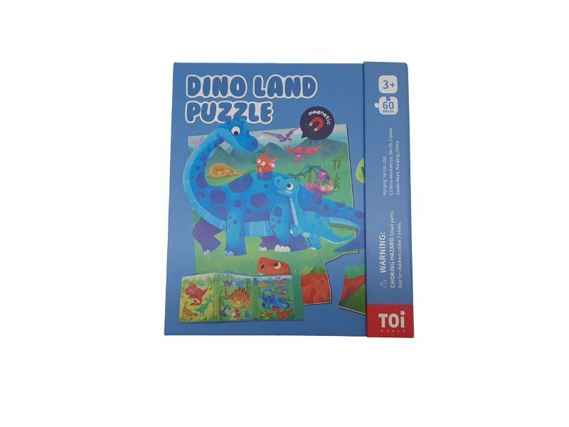 Dino Land Puzzle Magnetic Book Style Puzzle