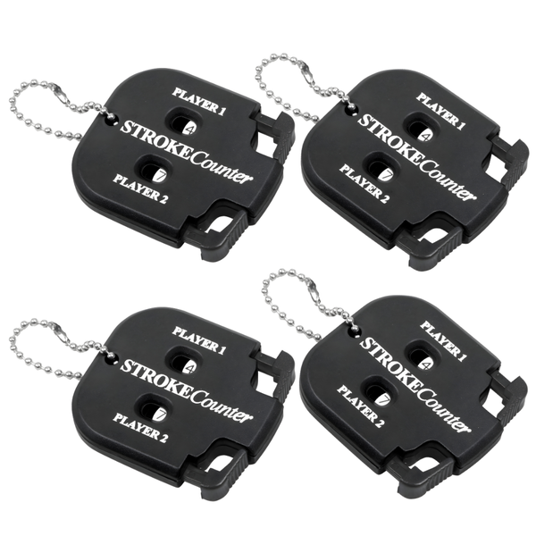 Arfast-4PCS Golf Score Counter Handy Stroke &amp; Putt Scorer with Hanging Rope