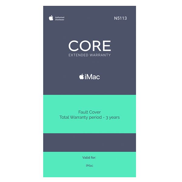 Core Extended Warranty Compatible With iMac (2 Years Extended)