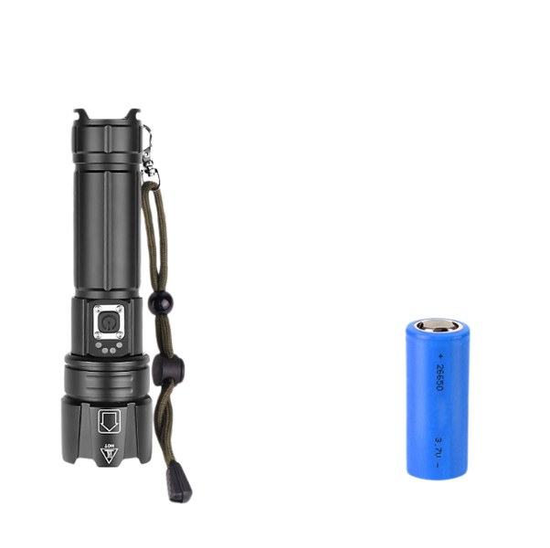 Extendable Zoom High-Power LED Torch