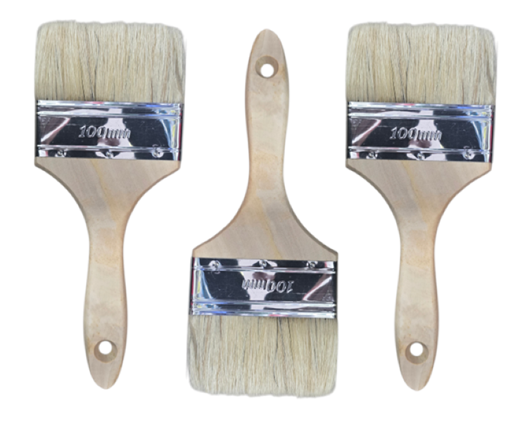 Camco Paint Brush 100MM Pack of 3 - Fibreglass Brush