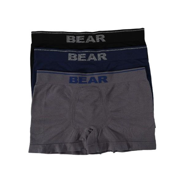 BEAR Mens's 3 Pack Seamless Trunks