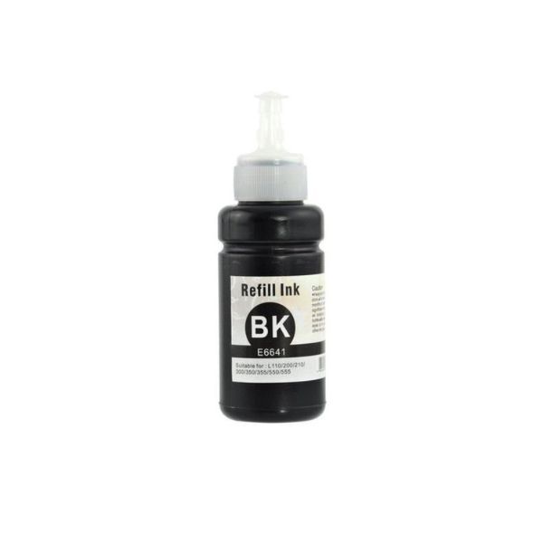 Inksaver Epson T-6641/T6641/6641 Compatible Black Ink Bottle