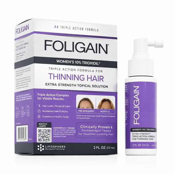 FOLIGAIN Triple Action Formula For Thinning Hair For Women 10% Trioxidil