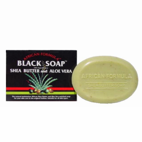 Black Soap Aloe Vera and Shea Butter 100g - 3Piece