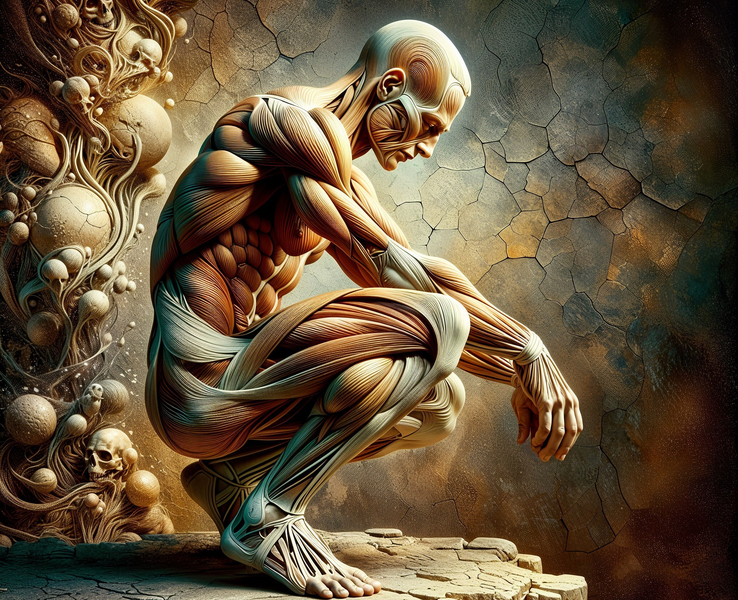 Canvas Wall Art Home Decor - Male Anatomy