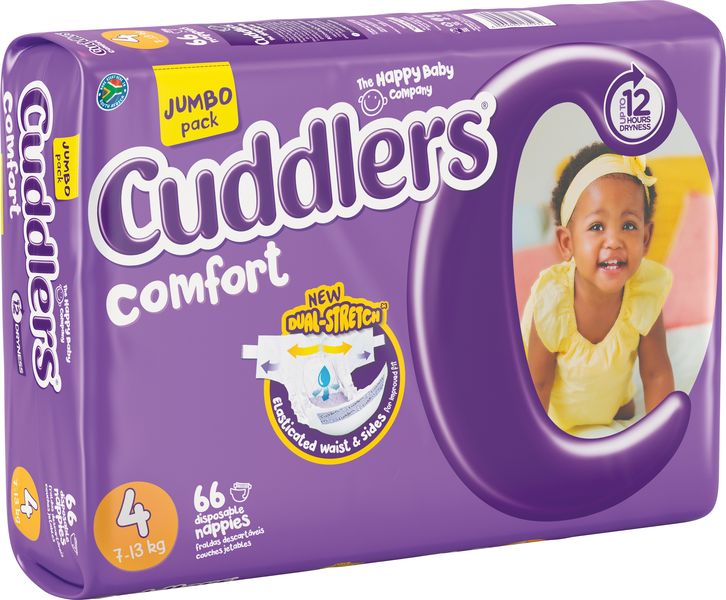 Cuddlers - Comfort - Size 4 - 66s Jumbo Pack