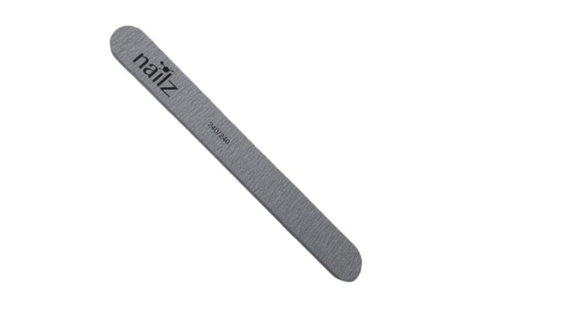 Nailz - Nail File 240/240 (Straight Grey) x 6