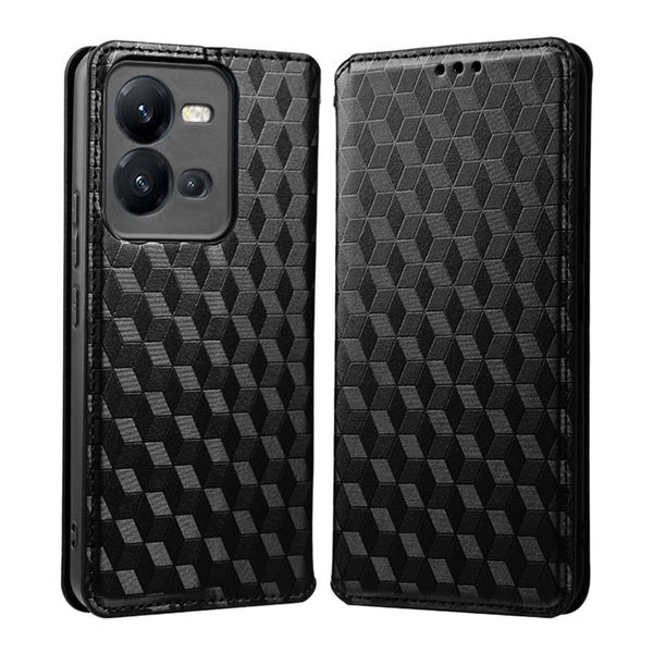 Flip Cover Compatible With Vivo X80 Lite Shockproof Leather Cover