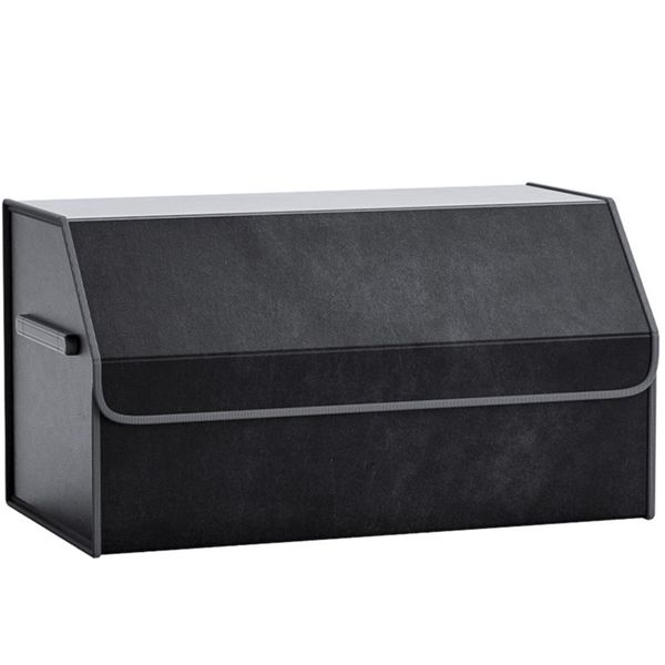 SUITU Car Storage Organizer - Collapsible Storage Box with Compartments