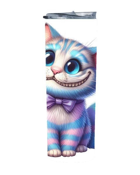 Wonderland Cat 20 Oz Straight Skinny Wonderland Tumbler 300