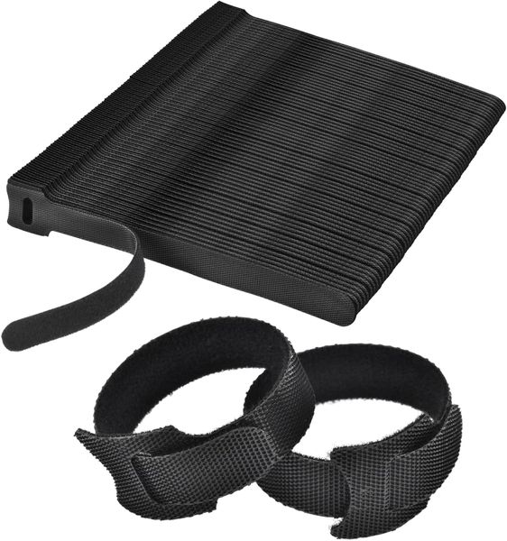 100PCS Reusable Fastening Cord Cable Tie Management