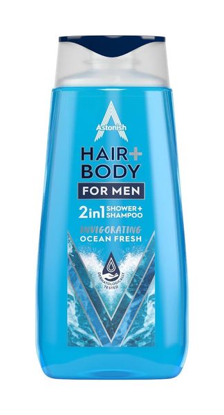 Astonish Hair and Body For Men 2-in-1 Invigorating 400ml