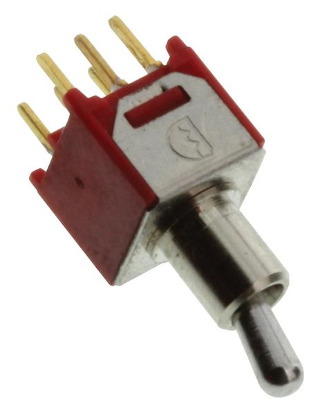 Multicomp Pro (2MD6T1B5M2RE) Toggle Switch, On-On-On, DPDT, Non Illuminated