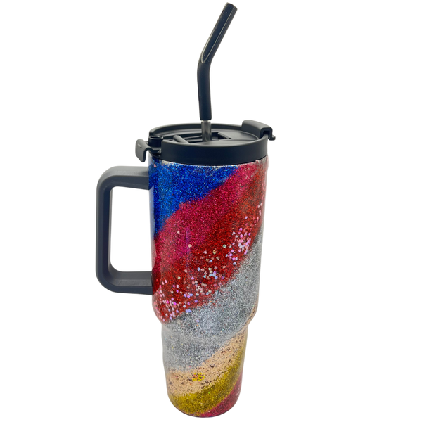 Handcrafted Limited Edition Stainless Steel Double-Wall Vacuum Tumbler