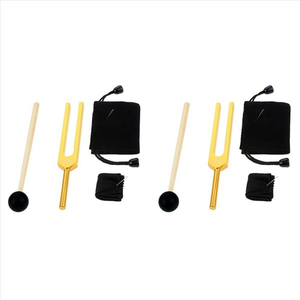 Gold Solfeggio Tuning Forks 528 Hz For Musical Meditation