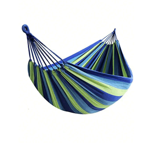 Cotton Dansup Striped Folding Hammock\Floormat (For Single Person)