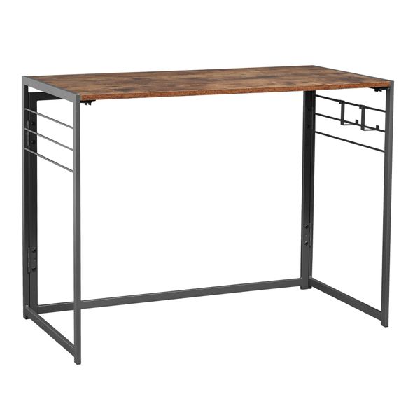 Kaelin Desk for Home Office and Study, Folding and No Assembly