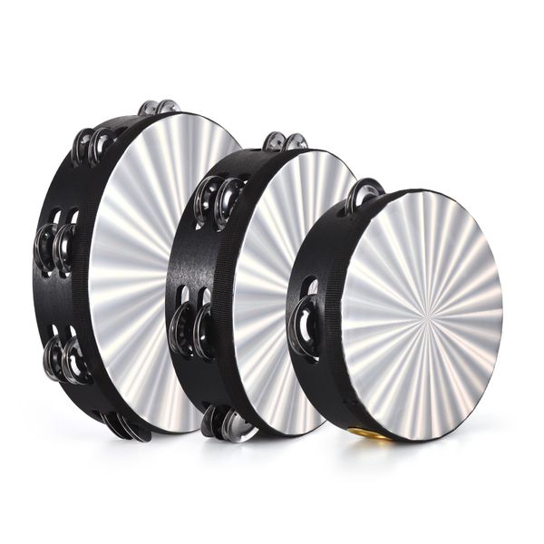 Percussion Tambourine 3 Pack for Adults Jingle Sound