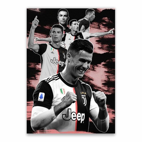 Juventus Ronaldo Collage Poster - A1