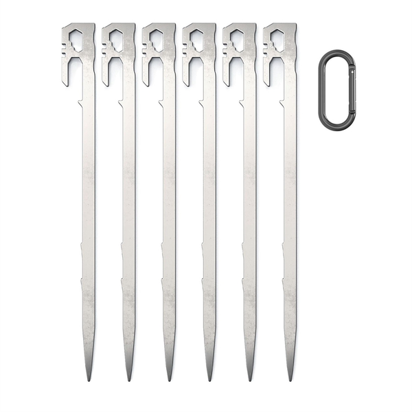 420 Stainless Steel Tent Nails Ground Nails Fixed Piles 28Cm