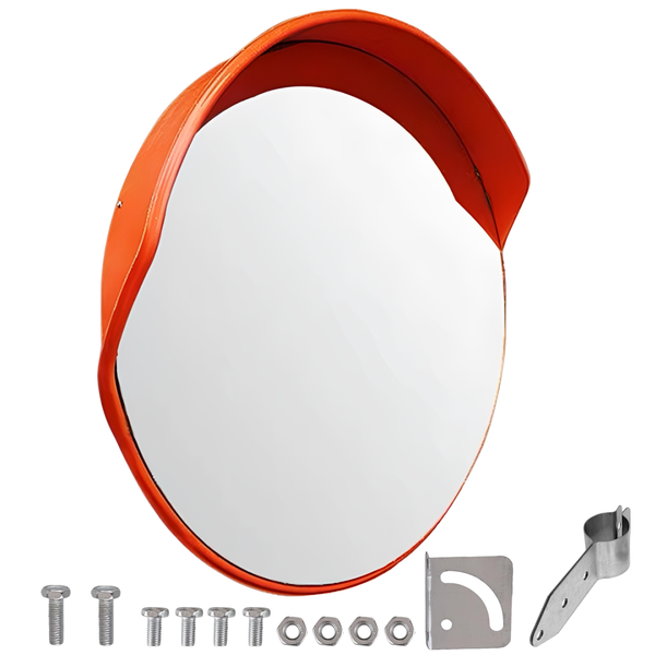 Traffic Corner Mirror Wide-Angle Safety Convex Mirror - Outdoor - 60cm