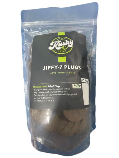 Kushy Jiffy plugs (75 Plugs)