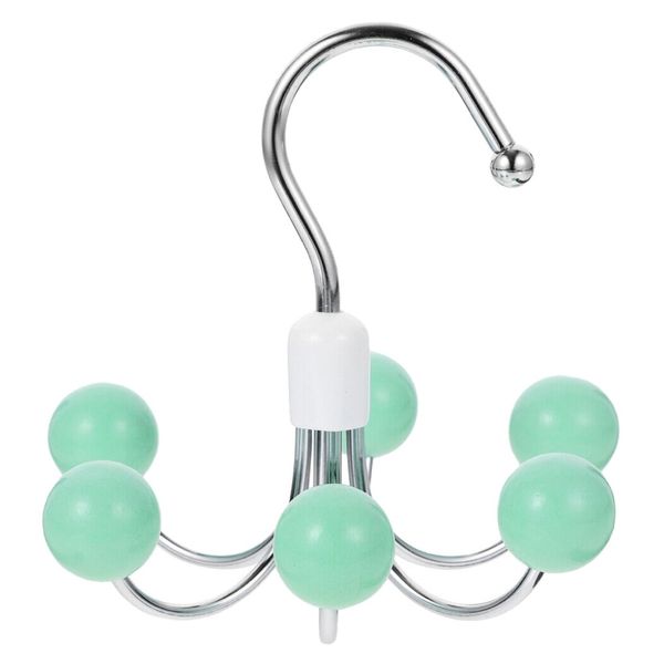 Decor Rotating Wooden Ball 6 Claw Hook Hanging Rack - 15cm