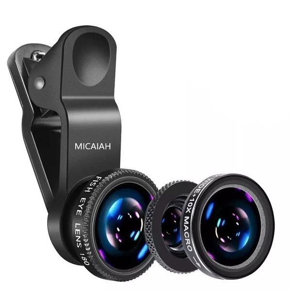 Micaiah Universal HD Camera Lens Magnifier - Fish Eye, Wide Angle and Macro