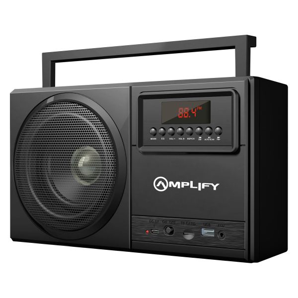 Amplify Tuner Series Bluetooth Radio Speaker-Black