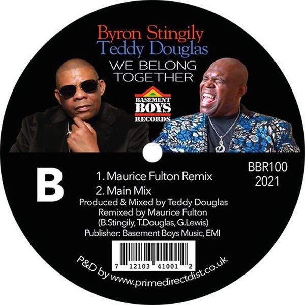 Byron Stingily &amp; Teddy Douglas - We Belong Together 12" Vinyl Single