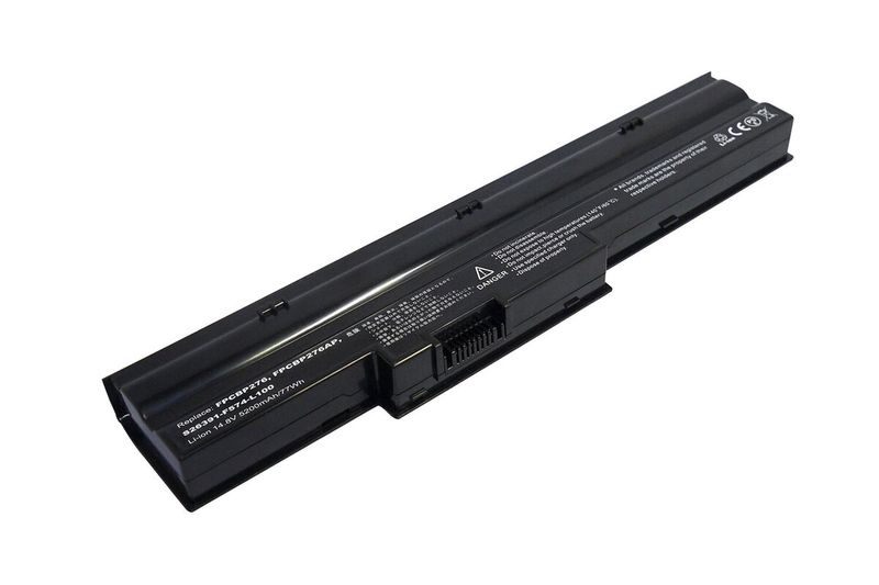Higher capacity 14.8V 77Wh 8-Cell Battery for Fujitsu LifeBook NH751