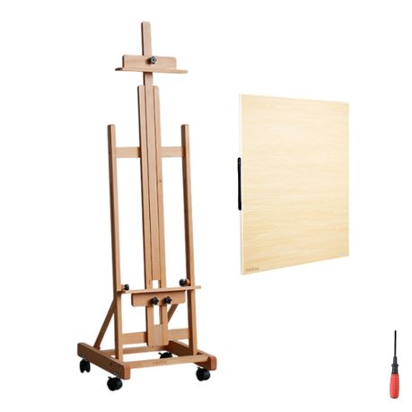Mix Box Adjustable Wood H-Frame Easel Set Image