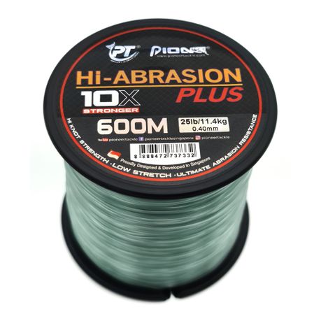 Pioneer High Abrasion 600m Clear Fishing Line 0.40mm - 25lb/11.4kg, Shop  Today. Get it Tomorrow!
