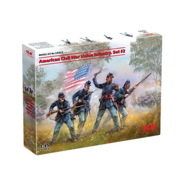 ICM35023 1/35 Union Infantry Plastic Kit
