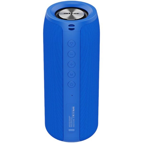 Zealot - S51 - IPX5 Waterproof TWS Speaker With 360 Surround Sound - Blue