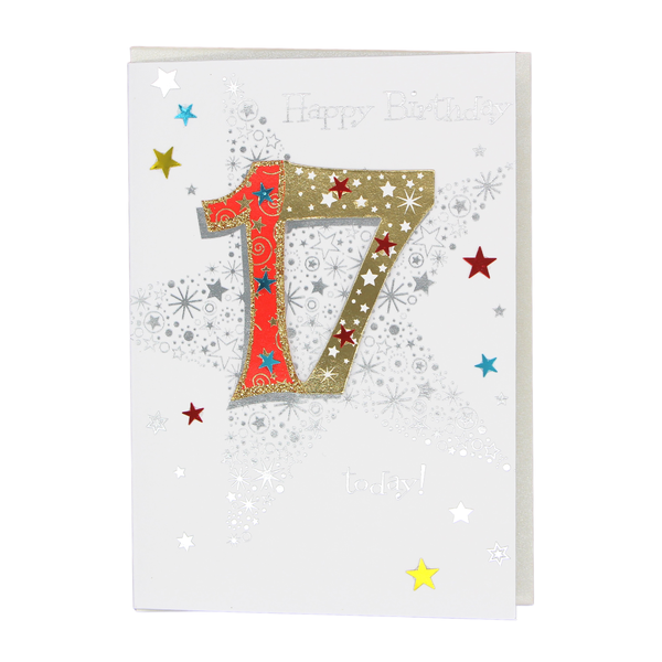 Happy 17th Birthday card