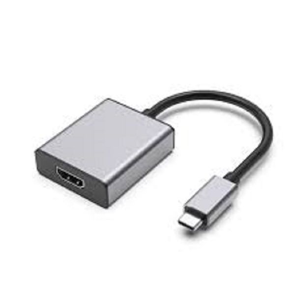 USB 3.1 Type C To HDMI Converter- Black and Silver