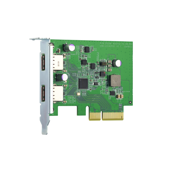 Qnap - USB 3.2 Gen 2 Dual-Port PCIE Expansion Card