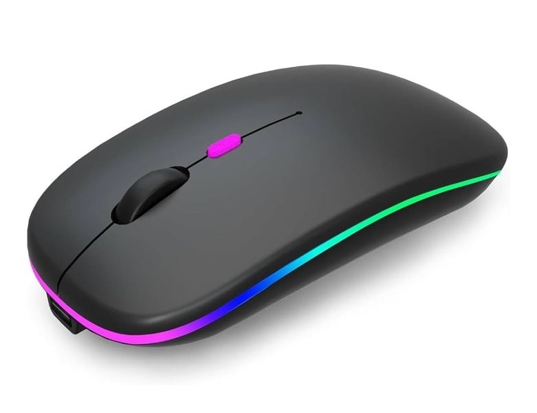 Wireless Bluetooth Mouse Rechargeable Laptop Mice with LED