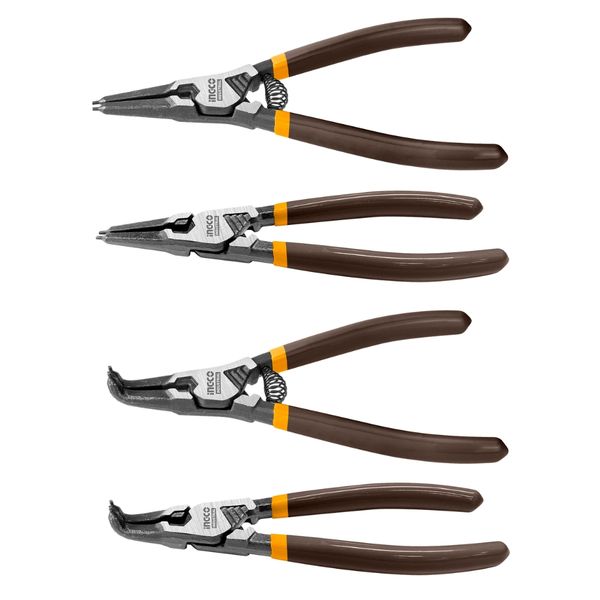 Ingco - Circlip Pliers Set 180mm - 4 piece